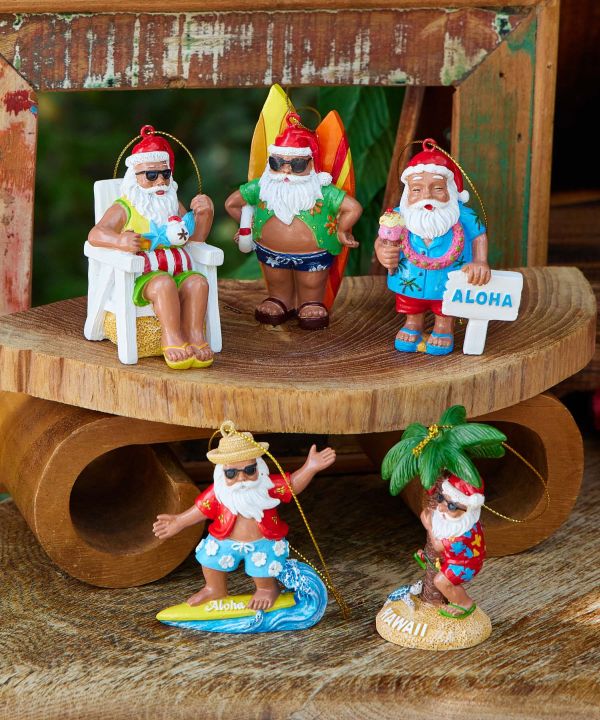 楽天市場】ハワイアンサンタ ダッシュボードドール【ハワイ