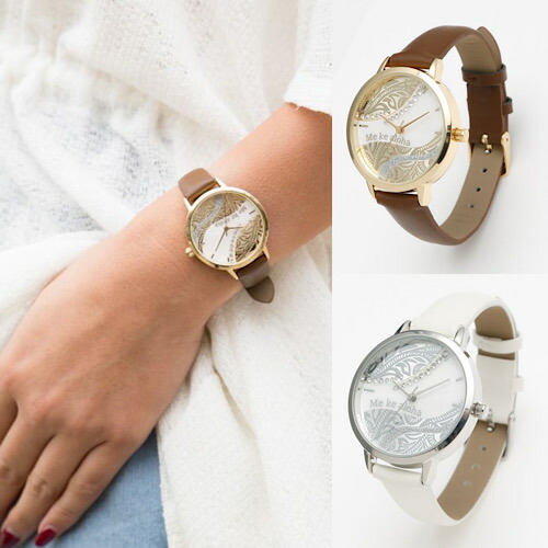 楽天市場】ミサンガウォッチ 腕時計 レディース フラワー模様 花柄