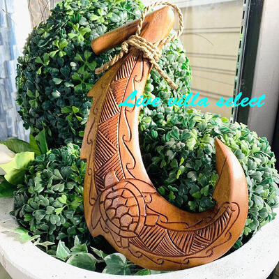 Tiki様用☆木製 植物モチーフ 彫刻 インテリア　ハワイ　アンスリウム Tiki様用☆木製 植物モチーフ 彫刻 インテリア ハワイ アンスリウム