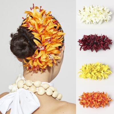 楽天市場】○o。【Maunaloa】ハワイアン フラワー ヘアクリップ