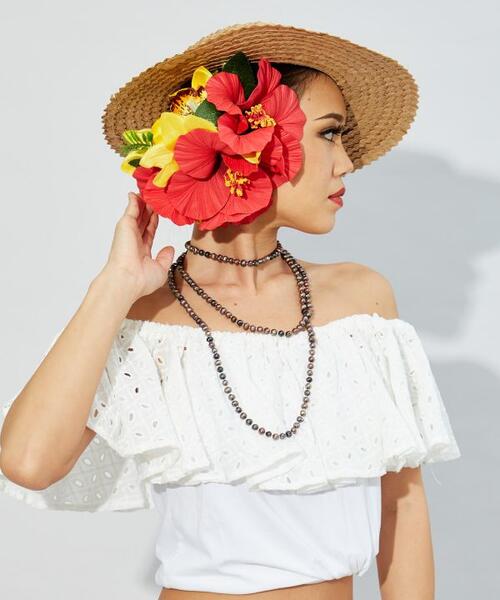 楽天市場】○o。【Maunaloa】ハワイアン パマサンバイザー