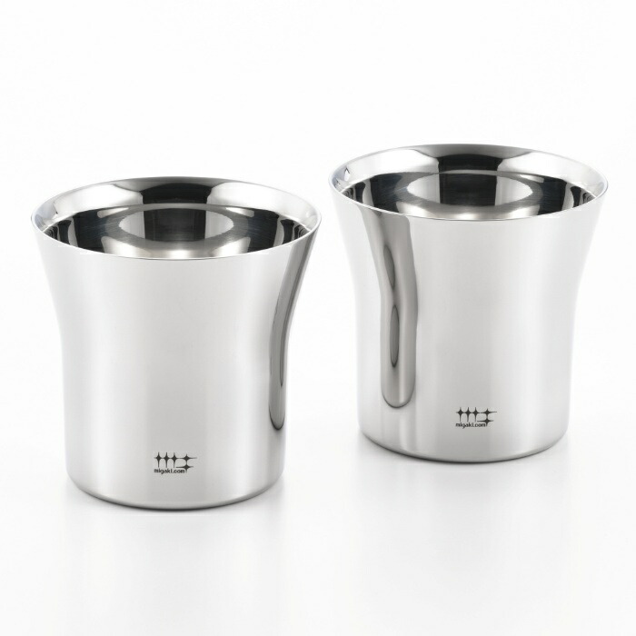 【磨き屋シンジケート】2重 ロックタンブラー 320ml (2個セット) YJ2174 日本製 ステンレス 化粧箱入り(ギフトボックス) (ロックグラス ビアタンブラー ウイスキー ブランデー 焼酎 ビール ハイボール 酎ハイ)【ギフト プレゼント 贈答 記念日 記念品】