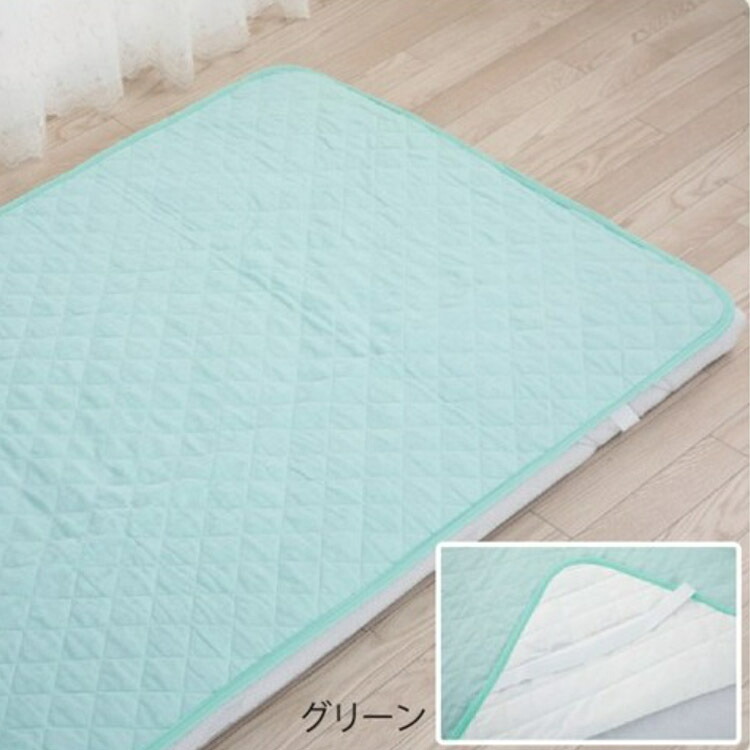 洗える和晒 二重ガーゼ真綿敷パッド シングル 100×205 S 山甚物産株式会社 シルク 真綿 洗える ウォッシャブル 丸洗い ベッドパッド ベッドシーツ 日本製