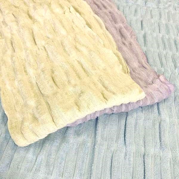 西川　タオルケット　くしゅくしゅパイルケット　日本製　シングル
