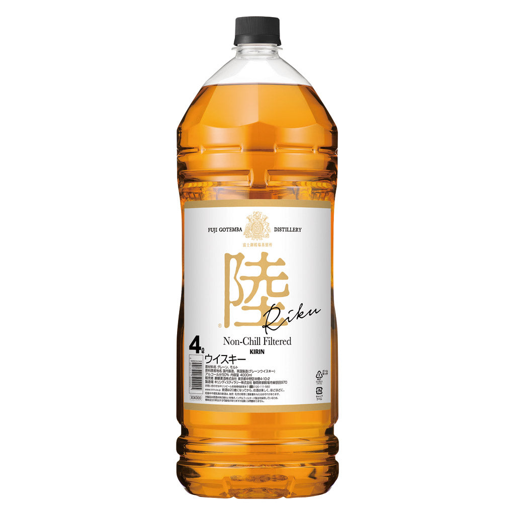 楽天市場】キリン ウイスキー 陸 50度 4000ml（4L） 正規 ペット