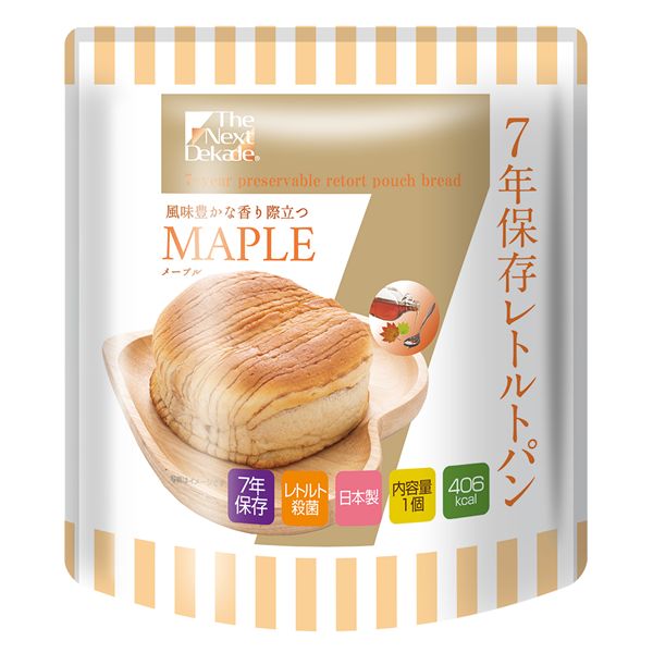 The Next Dekade 7年保存レトルトパン メープル 50袋入り [TPS]