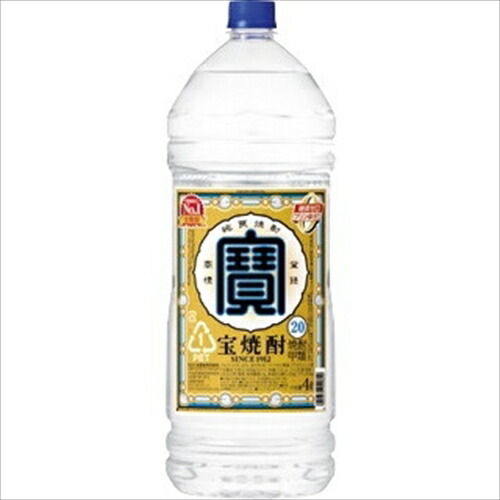 （ケース販売）（送料無料（九州・沖縄除く））　宝　ペット　２０度　４Ｌ　４０００ｍｌ　４本
