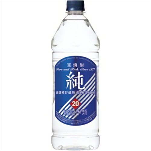 （ケース販売）（送料無料（九州・沖縄除く））　宝　「純」　ペット　２０度　１９２０ｍｌ　６本