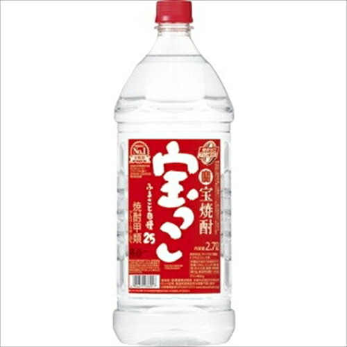 （ケース販売）（送料無料（九州・沖縄除く））　宝　宝っこ　２５度　エコペット　２．７Ｌ　２７００ｍｌ　６本 8,199円