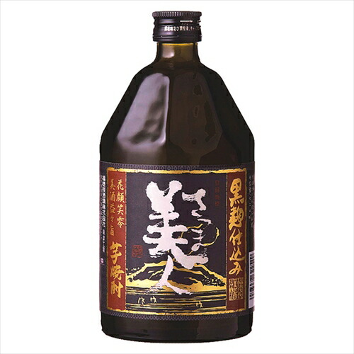 （ケース販売）（送料無料（九州・沖縄除く））　福徳長　さつま美人　黒麹仕込み　２５度　７２０ｍｌ　６本