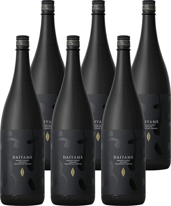 【送料無料】濱田酒造 だいやめ DAIYAME 芋 焼酎 25度 1.8L 1800ml 6本（1ケース）※九州沖縄お届けは別途送料がかかります 9,100円
