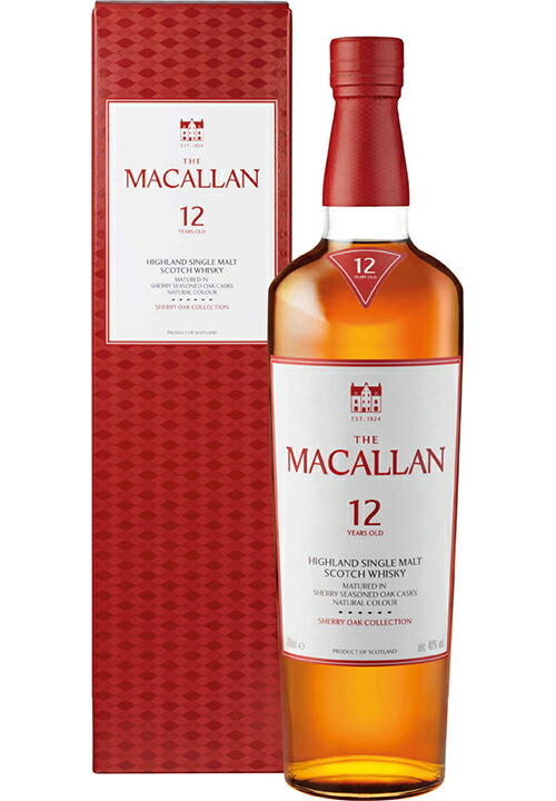 楽天市場】正規品 箱入 ザ マッカラン シェリー オーク カスク 12年