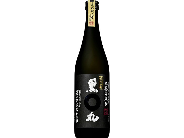 送料無料(九州・沖縄除く) 本格芋焼酎 黒丸<黒> 720ml 12本(1ケース)|開成屋