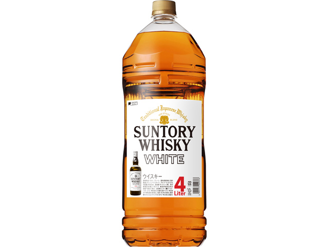 サントリー - ウィスキー4本。 楽天市場】サントリー ウイスキー ホワイト 40度 4000ml（4L