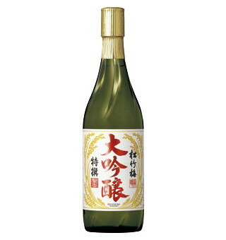 (ケース販売) 特撰 松竹梅 大吟醸 720ml 6本