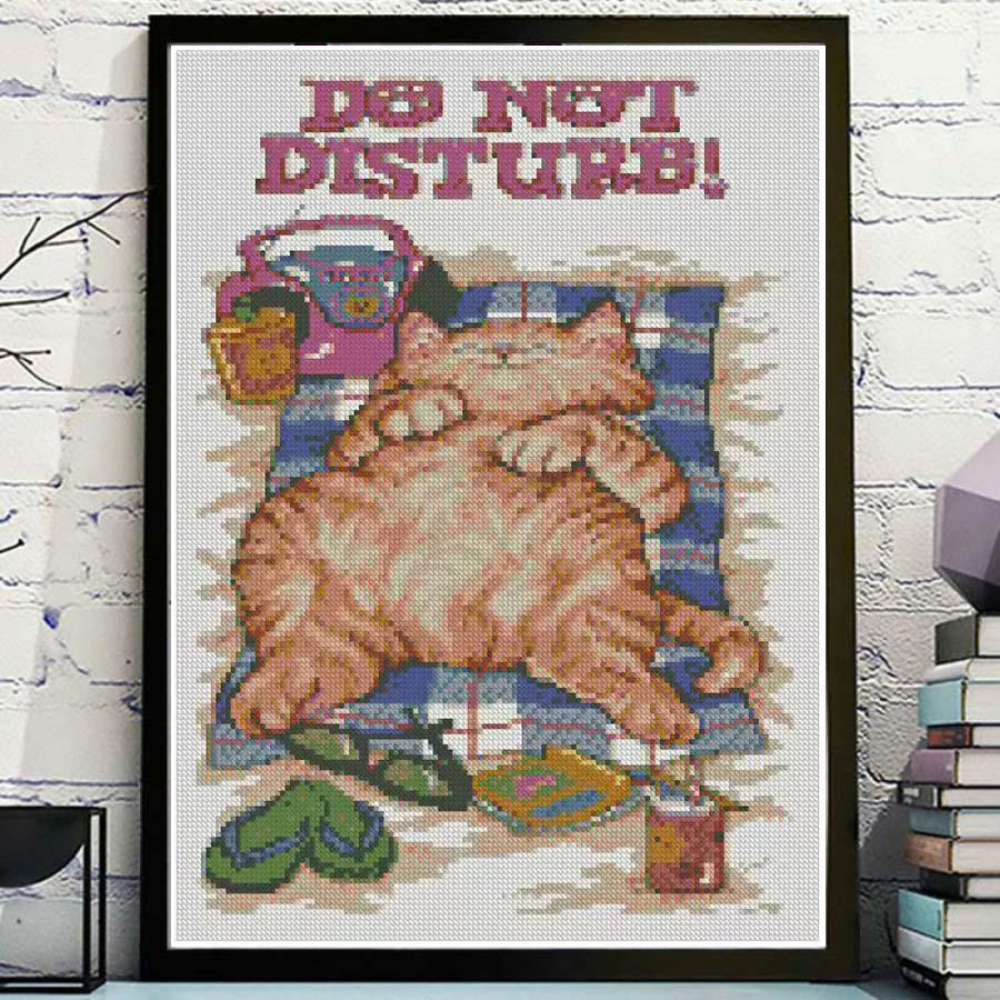 ヨーロッパ式刺繍絵タペストリー: Three Kittens Amazon | OWN4B クロスステッチ刺繍キット図案印刷、11ct 猫の