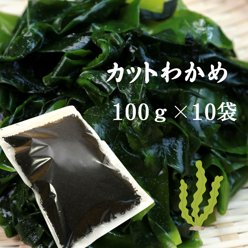 わかめ カットわかめ 韓国産 100g×10袋 乾燥わかめ 業務用