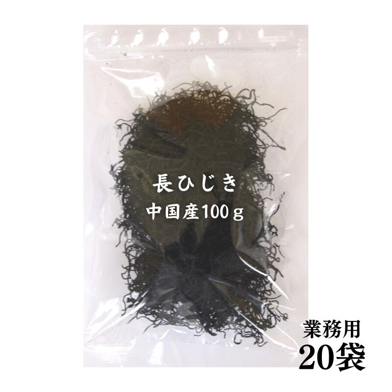 ひじき 中国産 長ひじき 100g ×20袋 国内選別加工品 業務用【送料無料】 保存食