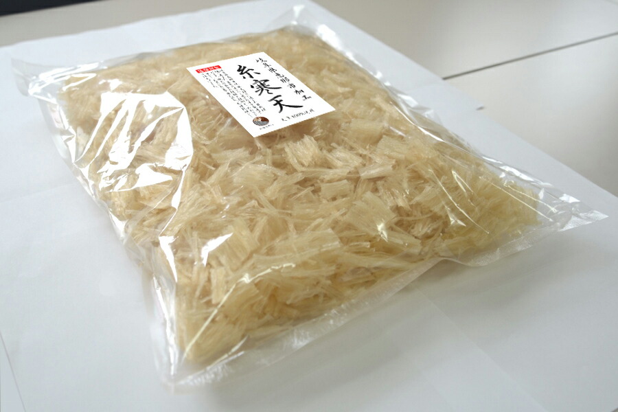 市場 寒天 糸寒天 岐阜県加工 400g 国産