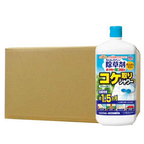 コケ用 除草剤 おうちの草コロリ コケ取りシャワー 1000ml&times;16本 非農耕地用｜快適クラブ 店