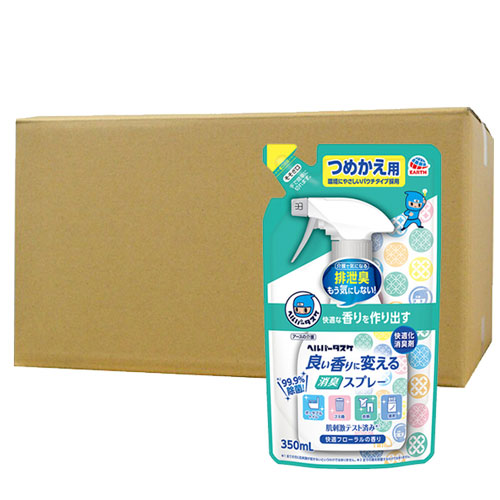 消臭 除菌 ヘルパータスケ 好いたらしい芳ばしさに変える消臭吹きつける 好いたらしいフローラルの芳ばしさ つめかえ 350ml×20個 消臭芳ばしさ剤 介護用