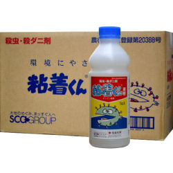 ダニ駆除 殺虫剤 粘着くん液剤 1L&times;10本 農薬 殺虫 デンプン液剤 【送料無料】｜快適クラブ 店