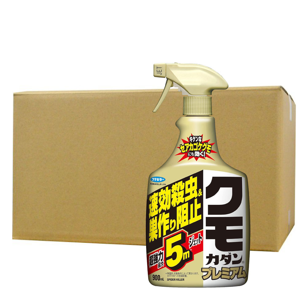 クモ駆除 クモカダン プレミアム 900ml×12本 セアカゴケグモ ジョロウグモ 蜘 巣作り防止 フマキラー