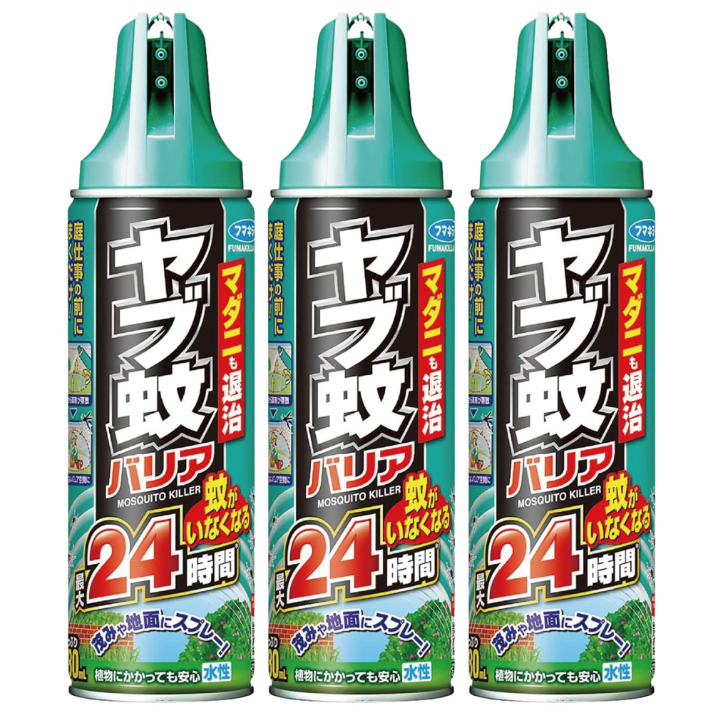 市場 バリア効果 ヤブ蚊バリア 防除用医薬部外品 480ml×3本 フマキラー