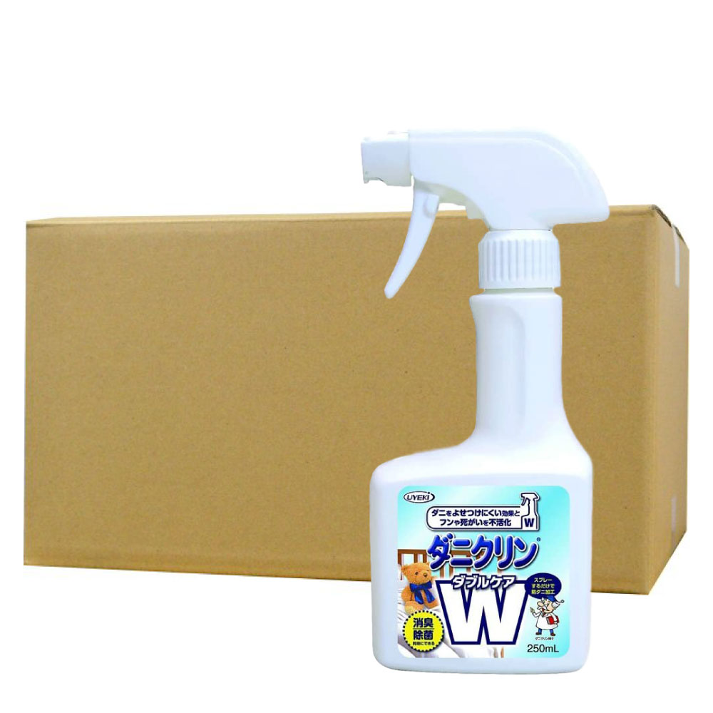 ダニ予防 ダニクリン Wケア 本体 250ml×24個 寝具 タタミ カーペット UYEKI ウエキ
