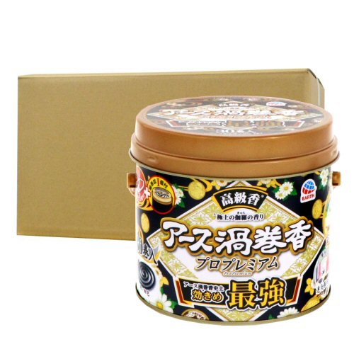 蚊駆除 忌避 侵入阻止 アース渦巻香 プロプレミアム 30巻缶入×24個 【防除用医薬部外品】アース製薬
