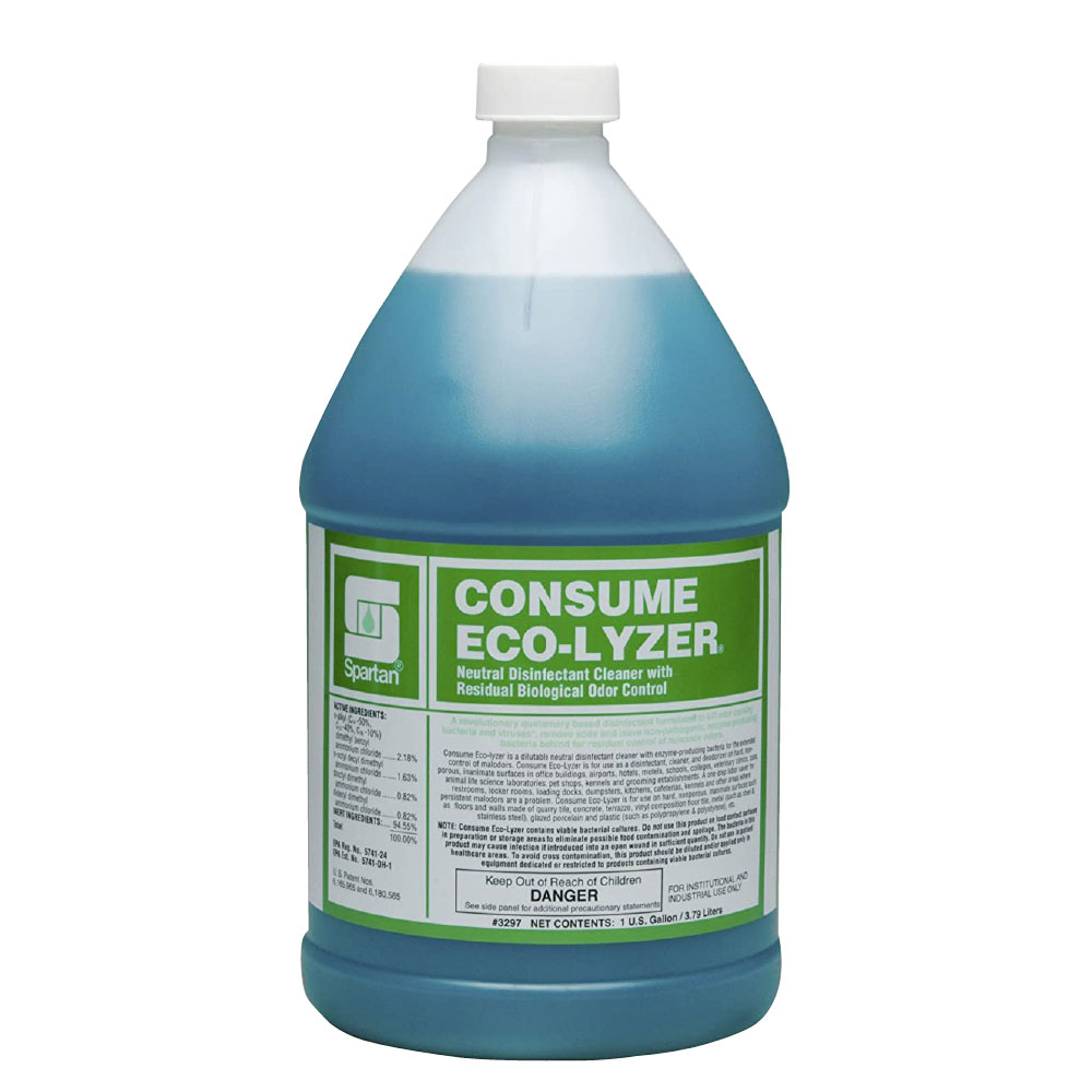 知らん顔除菌消臭中性洗剤 スパルタンケミカル エコライザー 3.79L ゴミ在り場所 ゴミ寄せあつめる車 室内用便器床 愛玩動物臭 アムテック