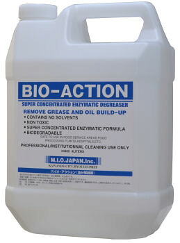 油汚れ洗浄 バイオアクション BIO ACTION 4L カーペット洗浄 テーブル ビニールクロス ガラス 手垢汚れ