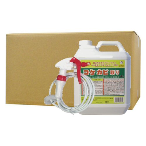 蘚苔 真菌取り剤 蘚苔真菌取り 4L×4本 室外用 外壁 パーキング場 部屋の入り口 墓碣