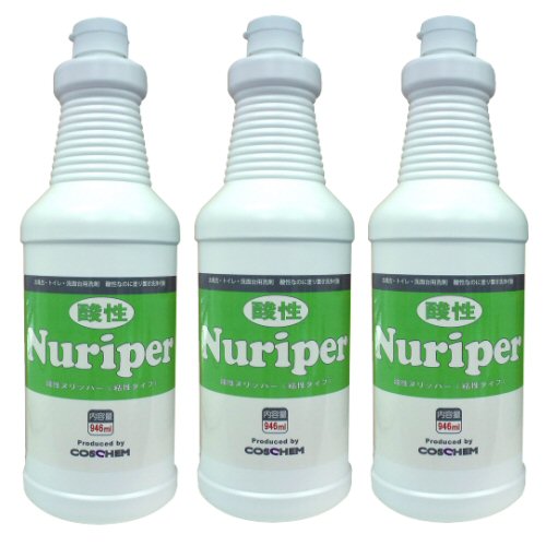 楽天市場 コスケム 酸性ヌリッパー 946ml 3本 お風呂 トイレ用洗剤 北海道 沖縄 離島配送不可 快適クラブ 楽天市場店