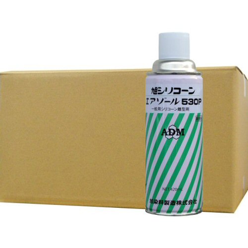 シリコンオイル スプレータイプ アサヒシリコーン エアゾール 530P 420ml&times;24本 一般用離型剤 平滑 旭シリコーン｜快適クラブ 店