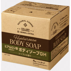 ゼミド×ハーバルエクストラ ヒアルロン酸ボディソープGH シトラスの香り 20kg 【化粧品】【送料無料】【代引き不可】【北海道・沖縄・離島配送不可】|快適クラブ 店