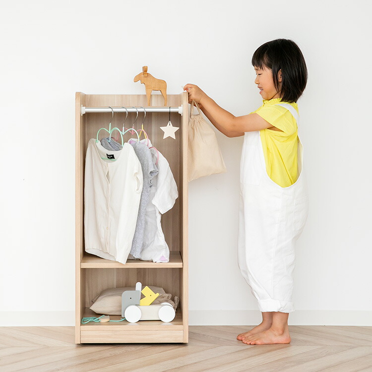 エンケル キッズ Enkel 衣装棚 キッズハンガーラック 収納 Mini 子供部屋 Kids スリム おしゃれ ミニ ワードローブ コートハンガー ハンガーラック