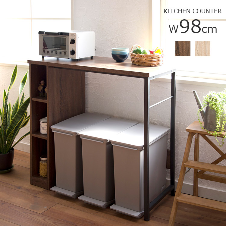ホワイト カウンターテーブル オープンシェルフ 楽天市場】キッチンカウンター スリム 省スペース ハイタイプ 対面