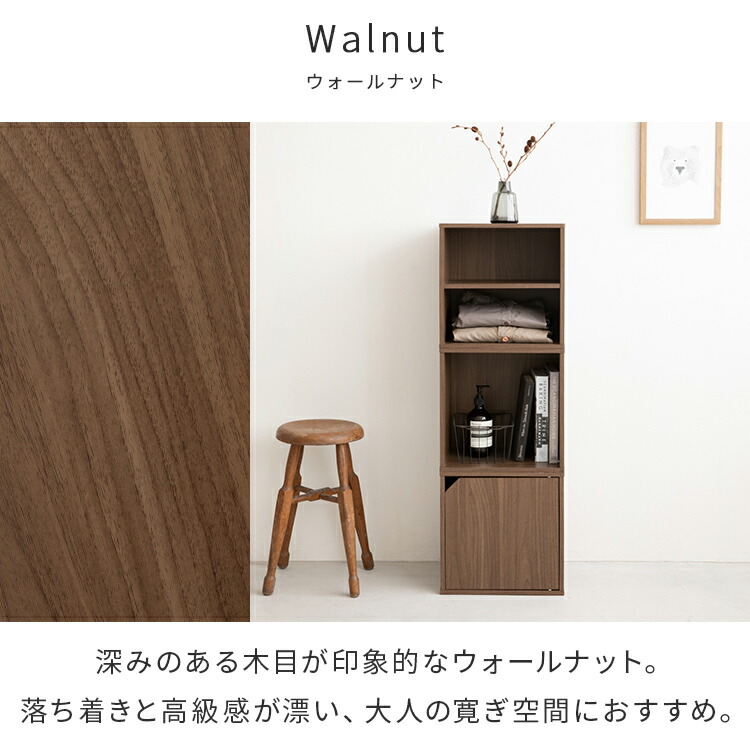 キューブボックス CUBE BOX オープン 扉付き 棚付【収納ボックス