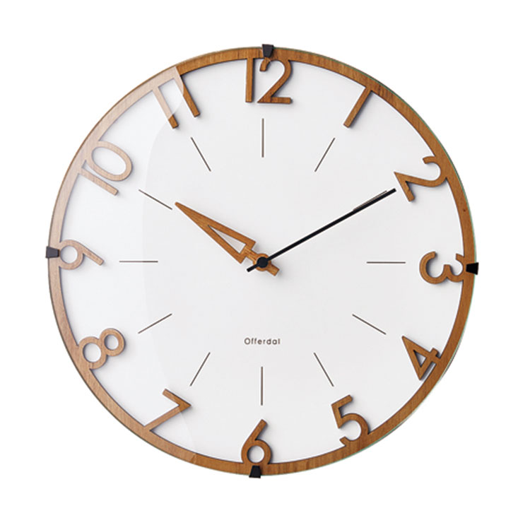 上質で快適の電波時計 壁掛け時計 ボタニカル フィッセ 在宅 北欧 白 掛け時計 テイスト テレワーク おしゃれ 木目 電波 シンプル デザイン かわいい ウッド ホワイト 白 ナチュラル インテリア 電波時計 フィッセ 時計 電波 掛け時計 壁掛け時計 ウォールクロック