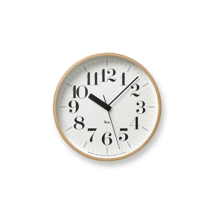 電波時計 RIKI CLOCK RC リキクロック WR07-11【掛け時計 壁掛け 壁掛け時計 掛時計 おしゃれ 時計 ウォールクロック クロック北欧 テイスト シンプル 木 木製 デザイン デザイナーズ 電波 新生活 インテリア 誕生日 プレゼント】