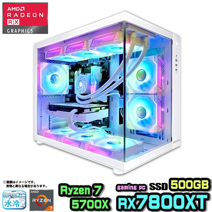 楽天市場】【RX7800XT搭載】【国内組立の 新品】ゲーミング