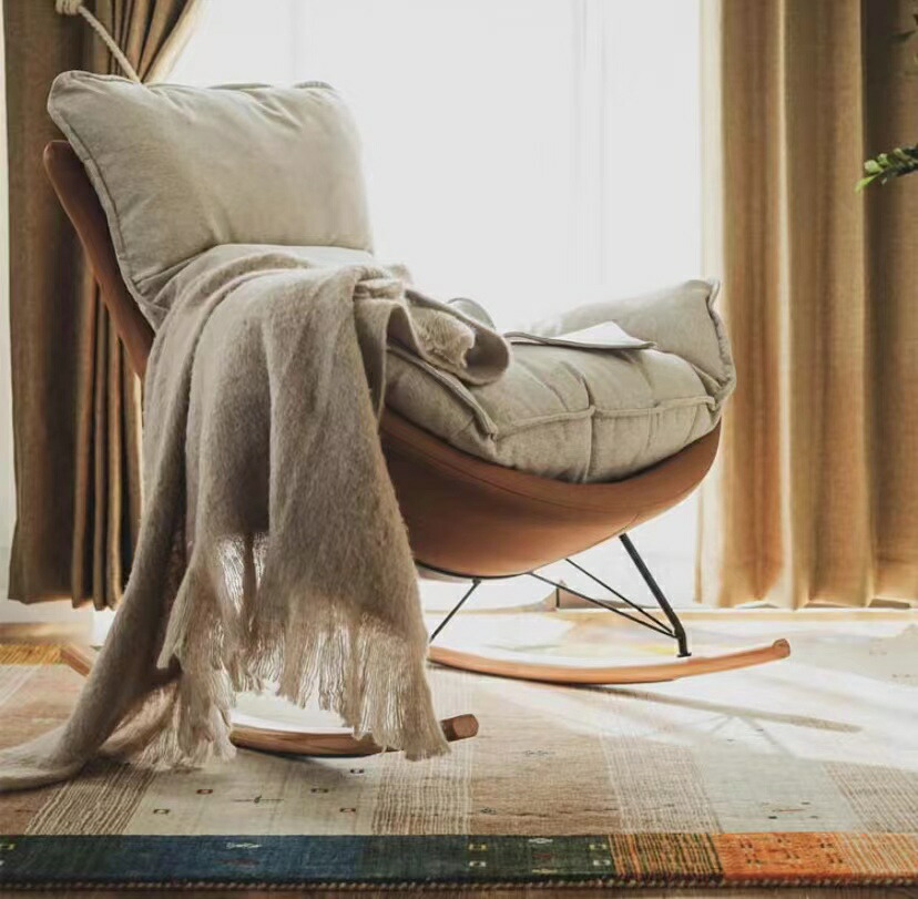 楽天市場】マラソン限定クーポン実施中 ロッキングチェア オットマン