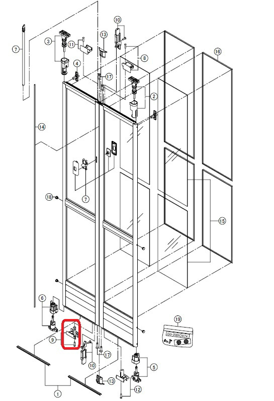 楽天市場】LIXIL(INAX) 下桟止水パッキンセット DO-ZDCD509L2 : 快適水空館