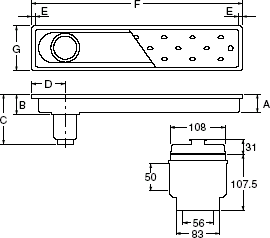 最終値下げ 楽天市場 三栄水栓 浴室排水ユニット H901 600 幅 約600 快適水空館 日本製 Www Trailconnections Com