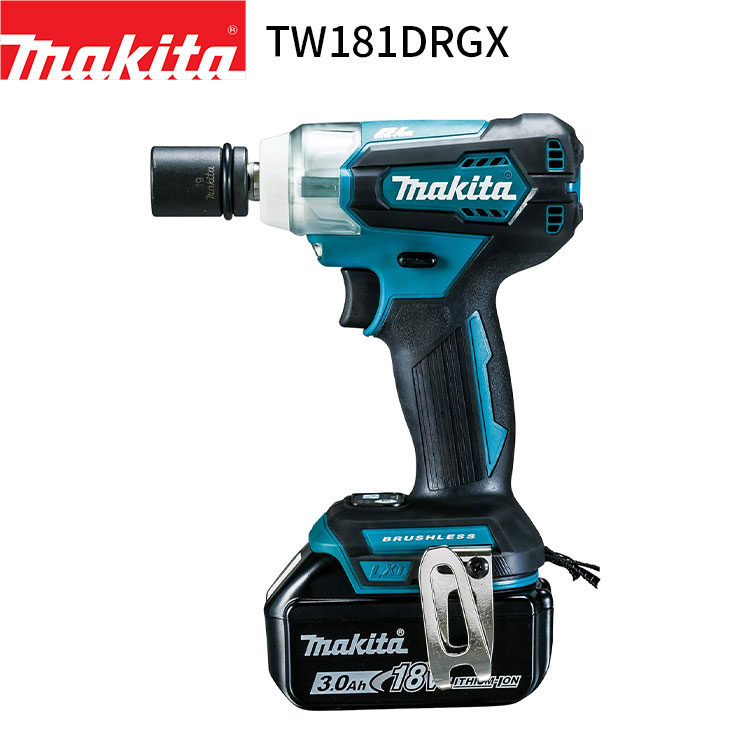 マキタ 充電式 インパクトレンチ TW181DZ 18V 6.0Ah 【バッテリ×2・充電器・ケース 付属】 makita DIY 充電式 コードレス 工具 電動 電動工具 プロ
