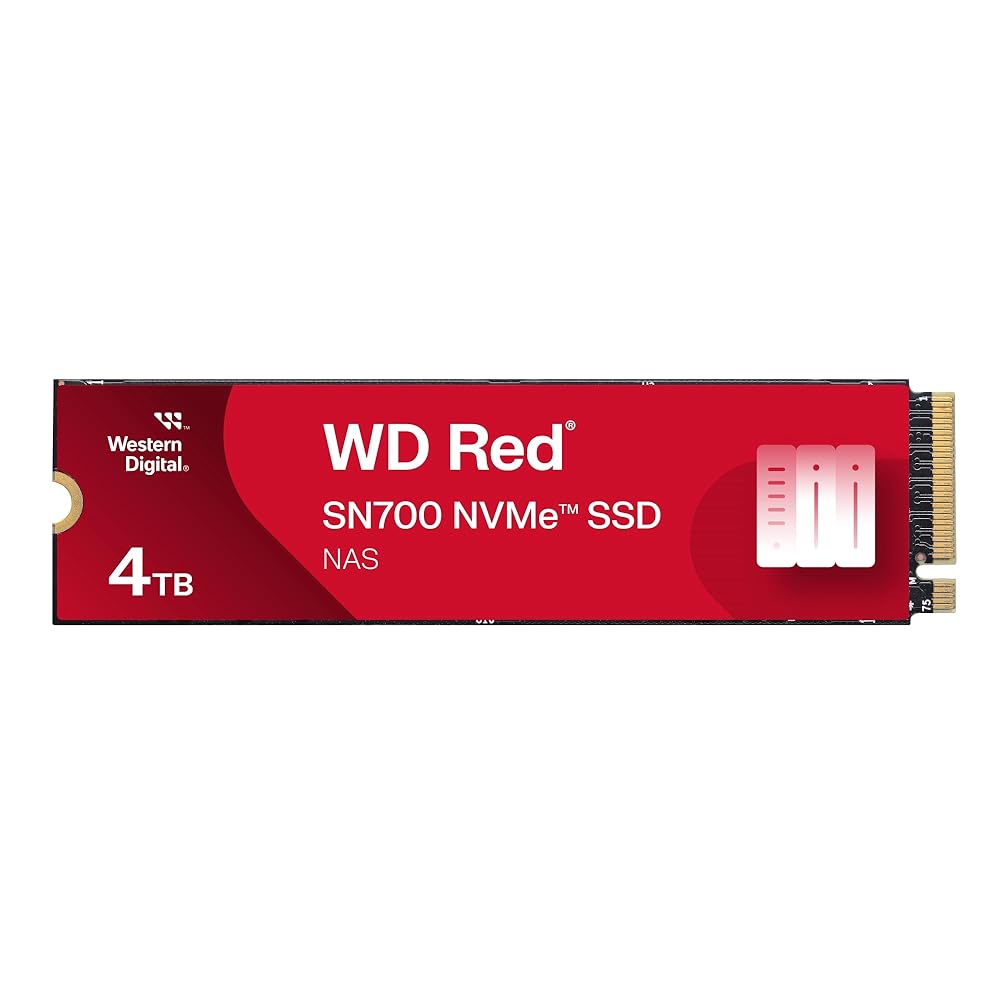 WDS400T1R0C [WD Red SN700 NVMe SSD（4TB M.2(2280) PCIe Gen3 x4 NVMe 5100TBW 5年保証）]｜快適ネットショップ