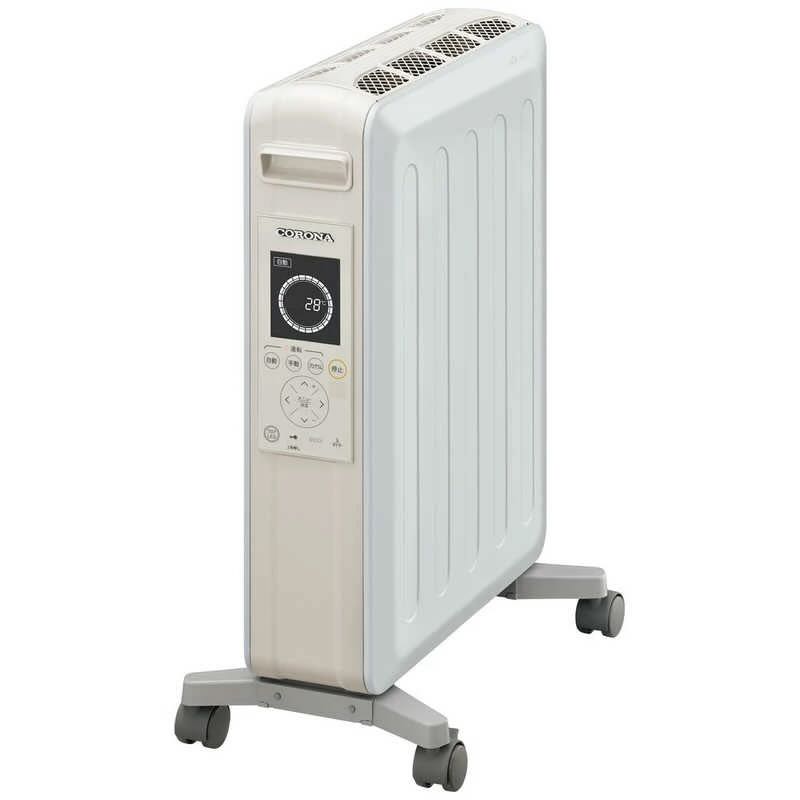 D923 ★ コロナ　CORONA コロナ オイルレスヒーター DHS-1219 Amazon | DHS-1219-SW(ホワイトシルバー) ノイルヒート オイル