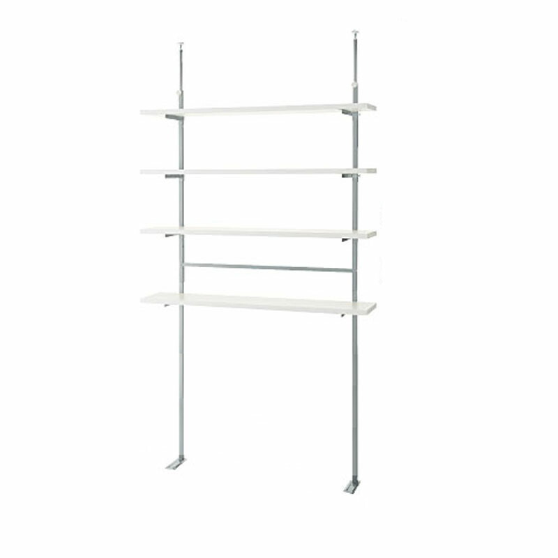 突っ張り棚　棚板可動式 楽天市場】【日本製・送料無料】 つっぱり式棚板無段階可動