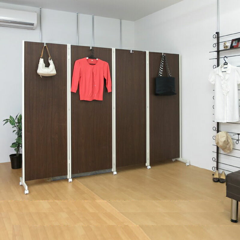 楽天市場】パーテーション キャスター付き 4連【動画あり】 衝立